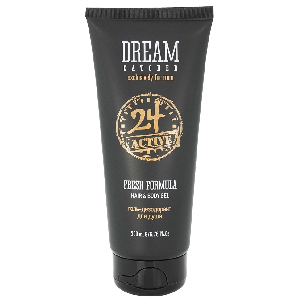 Dream catcher Гель-дезодорант для душа FRESH FORMULA 24 ACTIVE HAIR&BODY GEL 200 мл