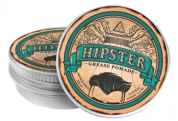 HIPSTER Бриолиновая укладка средн.фикс./естеств.блеск 100 мл GREASE POMADE (Medium hold)