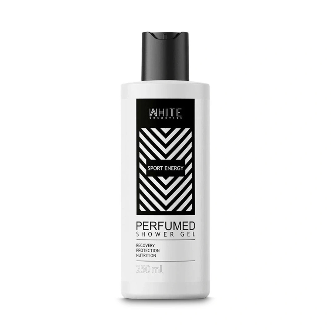 WHITE COSMETIC Гель-парфюм для душа Sport Energy, 250 мл с крышкой флип-топ