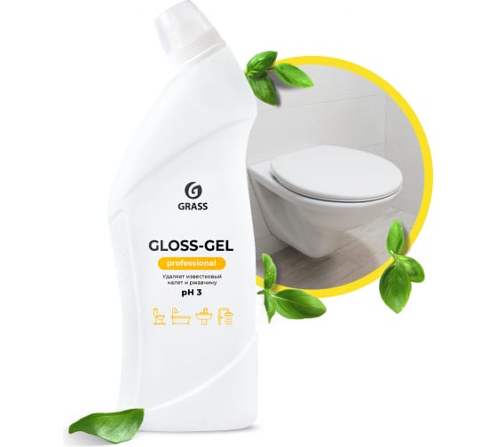 GraSS Чистящее средство «Gloss-gel» Professional 750 мл