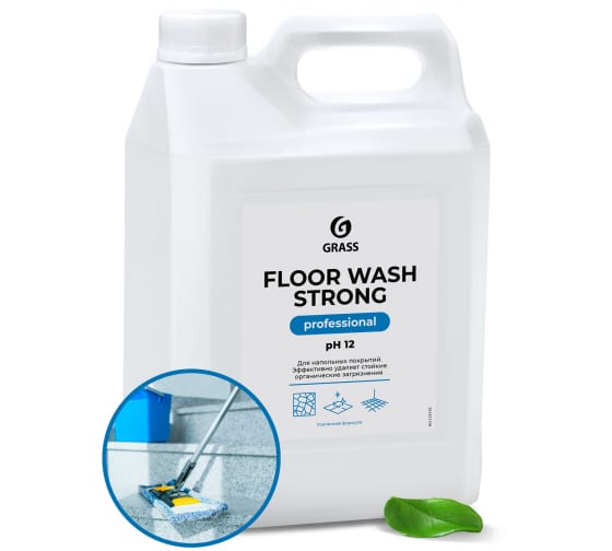 GraSS Средство для мытья полов «Floor Wash Strong» (кан 5.6 кг)