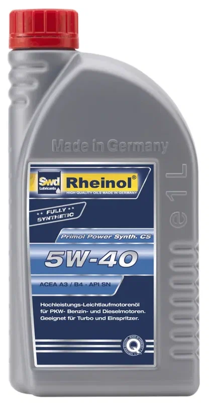 SWD Rheinol Масло моторное синтетическое Primol Power Synth. CS 5W-40 1л