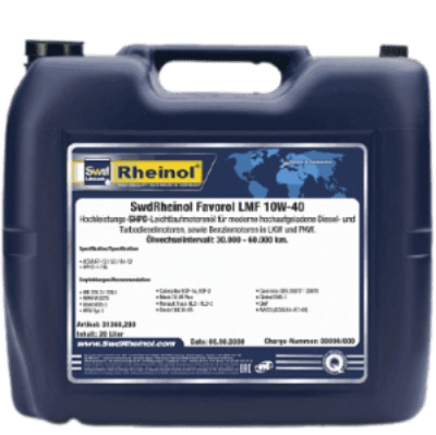 SWD Rheinol Масло моторное полусинтетическое Favorоl LMF 10w-40 20л