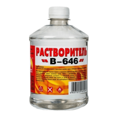 Растворитель 646 0,5л/0,4кг ВЕРШИНА