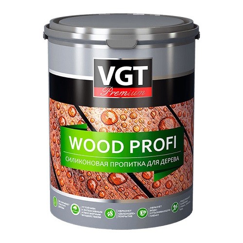 Пропитка силиконовая бесцветн WOOD PROFI 0,9л