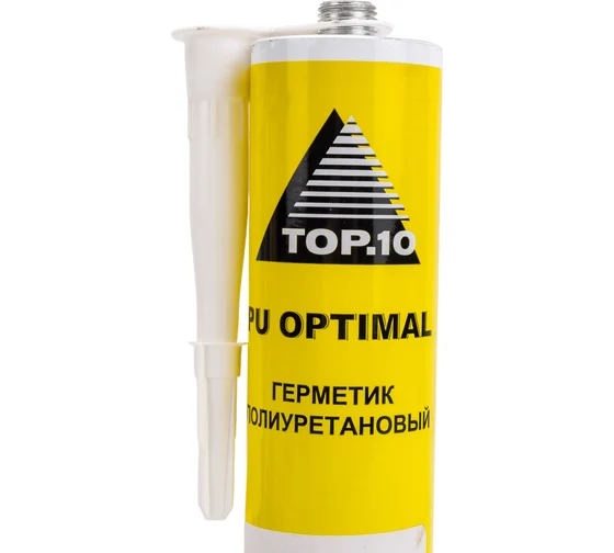 ТОР.10 Герметик OPTIMAL полиуретановый, серый, 310мл