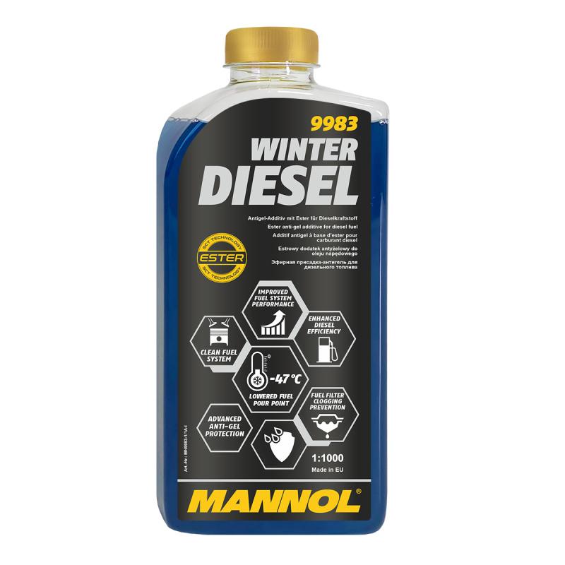 MANNOL 9983 Winter Diesel / Зимний антигель для дизельного топлива 1л