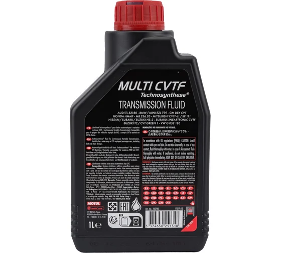 MOTUL MULTI CVTF (1л) Technosynthese трансмиссионное масло