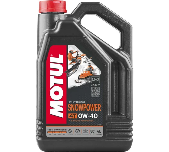 MOTUL SNOWPOWER 4T 0W40 (4л) синтетическое моторное масло