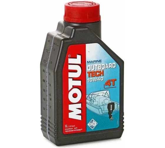 MOTUL OUTBOARD TECH 4T 10W40 (1л) VN Technosynthese моторное масло