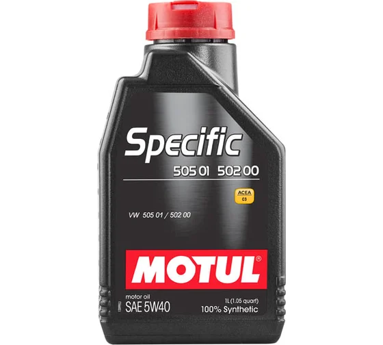 MOTUL SPECIFIC VW 502.00/505.00/505.01 5W40 (1л) синтетическое моторное масло