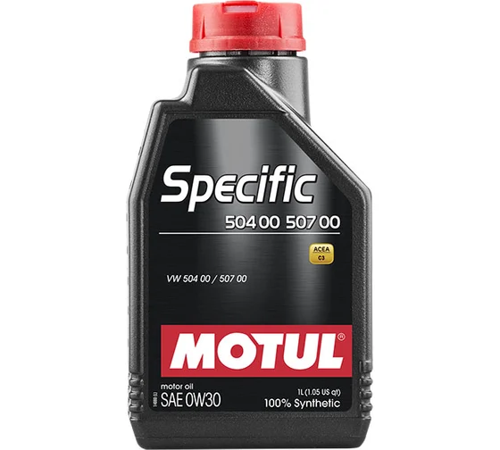 MOTUL SPECIFIC VW 504.00/507/00 0W30 (1л) синтетическое моторное масло