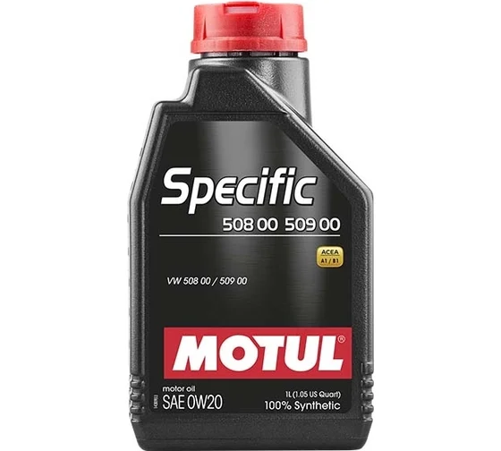 MOTUL SPECIFIC  VW 508.00/509.00 0W20 (1л) синтетическое моторное масло