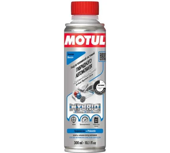 MOTUL Промывка топливной системы двигателей гибридных автомобилей e-FUEL SYSTEM CARE (300мл)