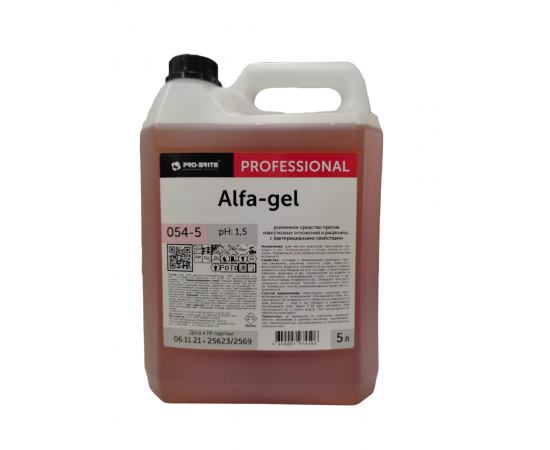 Pro-Brite: Alfa-gel 5л/4шт Средство против известковых отложений и ржавчины, шт